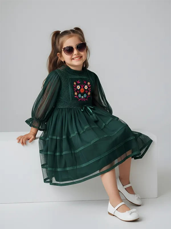 Bella_Moda_Girls_Net_Premium_Party_Frock_With_Embroidery,_Full_Sleeves_And_Tassel_Belt
