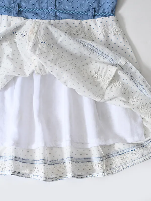 Bella_Moda_Cotton_Woven_Girls_Blue_And_White_Polka_Dot_Dress_With_Puff_Sleeves_And_Waist_Tie