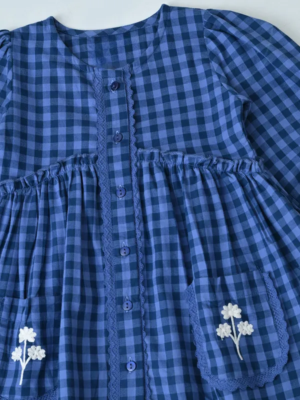 Baby_Girls_Checked_Cotton_Dress_With_Embroidered_Pockets_Navy_Blue