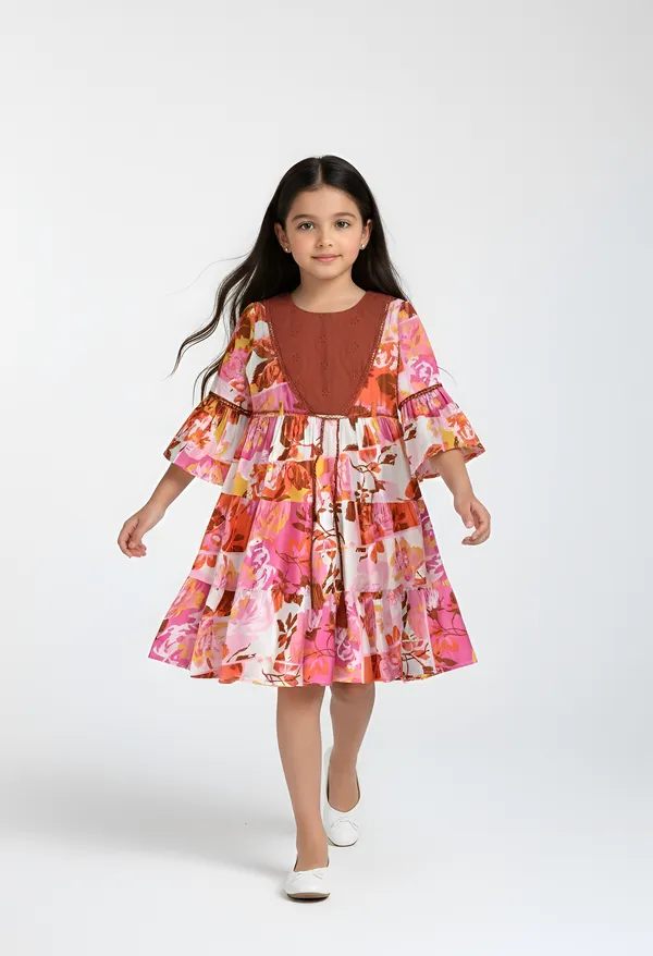Bella_Moda_Cotton_Full_Sleeves_All_Over_Lace_Applique_Printed_Dress_Multi