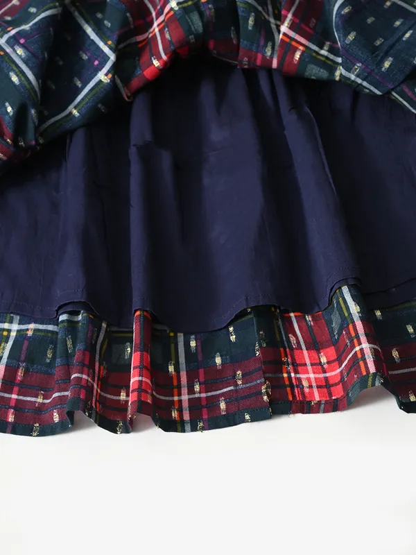 Bella_Moda_Cotton_Woven_Girls_Checked_Cotton_Dress_With_Peter_Pan_Collar_And_Waist_Tie