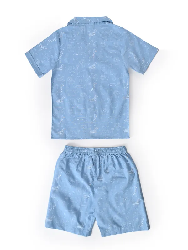 Bella_Moda_Boys_Animal_Printed_Half_Sleeve_Shirt_And_Shorts_Set