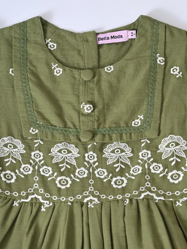 Bella_Moda_Cotton_Woven_Half_Puffed_Sleeves_Floral_Embroidered_Dress