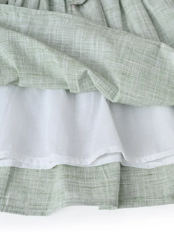 Girls_Floral_Embroidered_Cotton_Woven_Dress_With_Full_Sleeves_Green