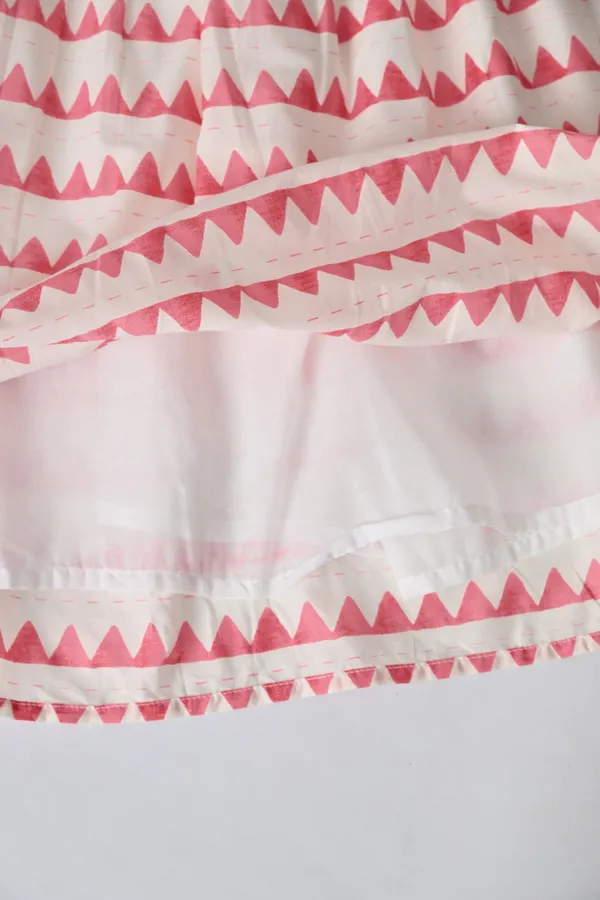 Girls_Sriped_Cotton_Woven_Dress_With_Bow_Waist_Applique_Peach_And_White