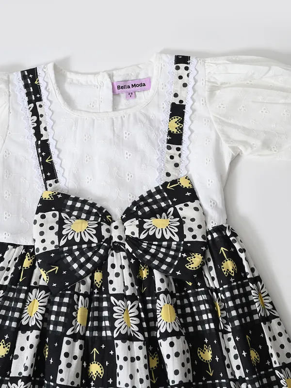 Bella_Moda_Cotton_Woven_Polka_Dots_Printed_Dress