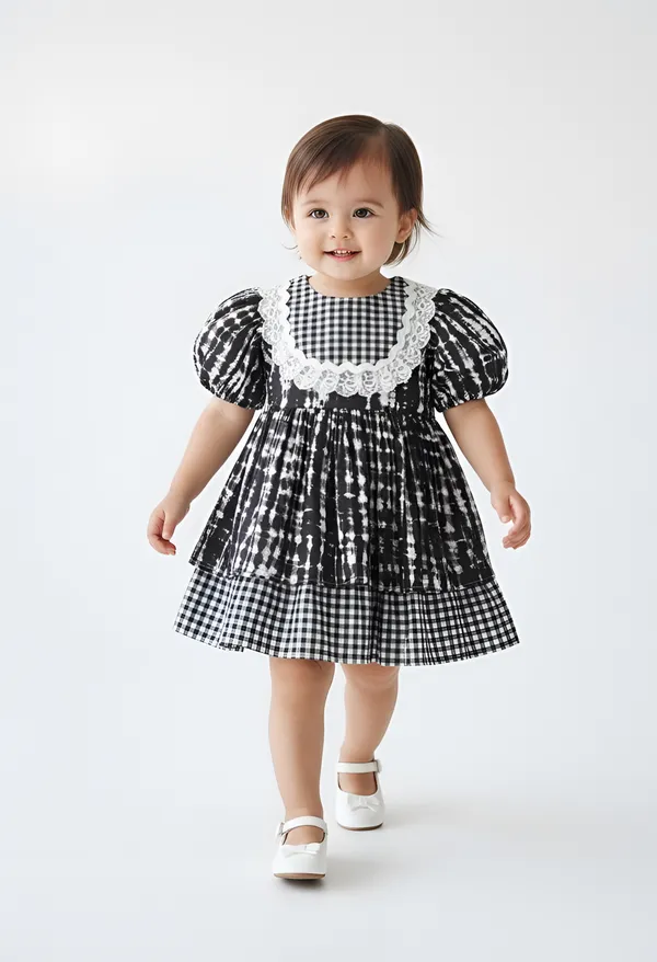 Bella_Moda_Girls_Tie_Dye_Dress_With_Gingham_Panel_And_Lace_Collar