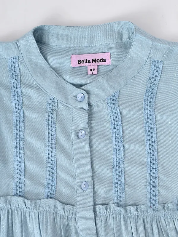 Bella_Moda_Cotton_Woven_Girls_Solid_Gathered_Yoke_Full_Sleeve_Top_With_Pants_Co_Ord_Set