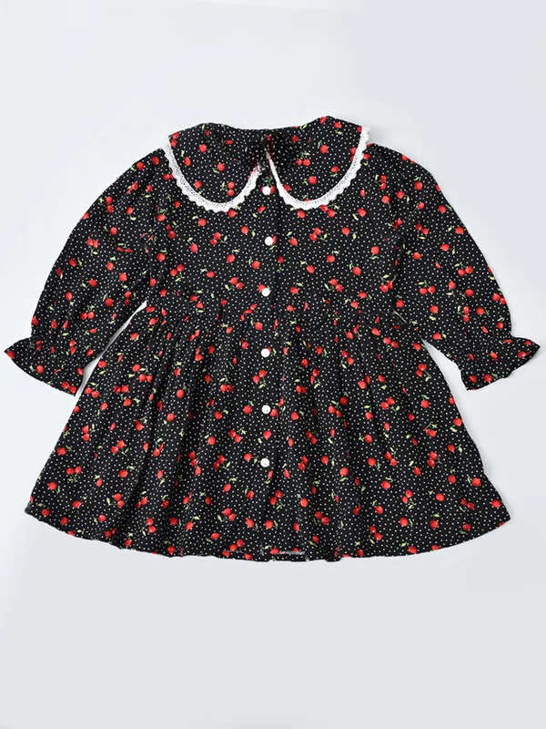Baby_Girls_Floral_Printed_Cottonwoven_Dress_With_Peter_Pan_Collar_Black