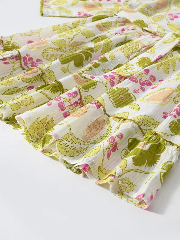 Bella_Moda_Cotton_Woven_Girls_Mustard_Floral_Print_Layered_Dress_With_Flare_Hem