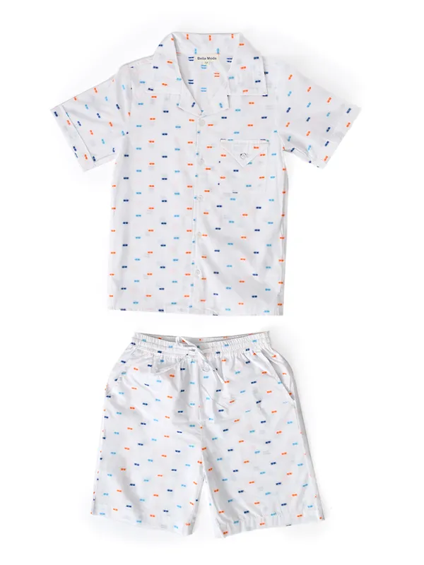 Bella_Moda_Boys_Printed_Half_Sleeve_Shirt_And_Shorts_Set