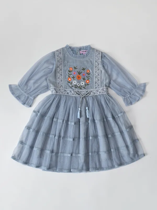 Bella_Moda_Girls_Net_Premium_Party_Frock_With_Embroidery,_Full_Sleeves_And_Tassel_Belt
