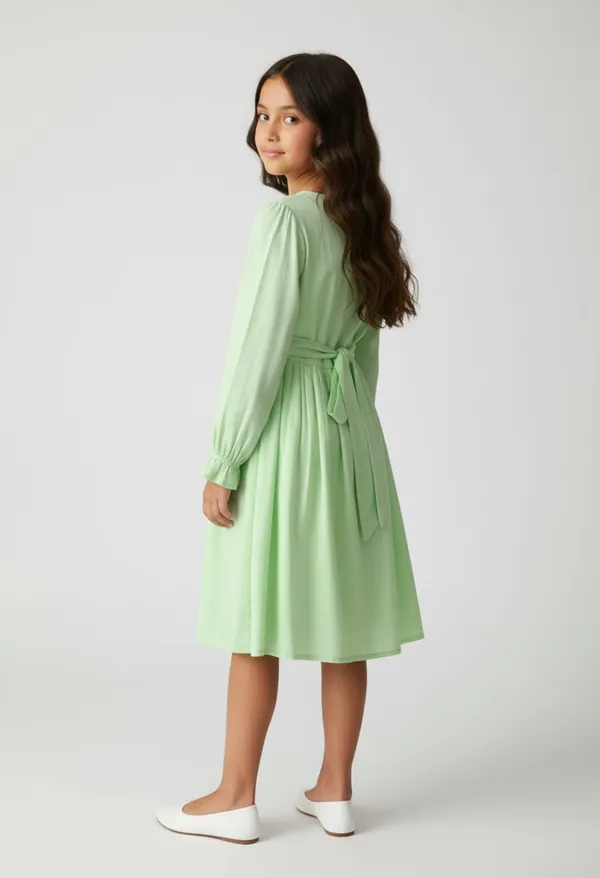 Bella_Moda_Girls_Woven_Embroidered_Long_Sleeve_Fit_And_Flare_Dress