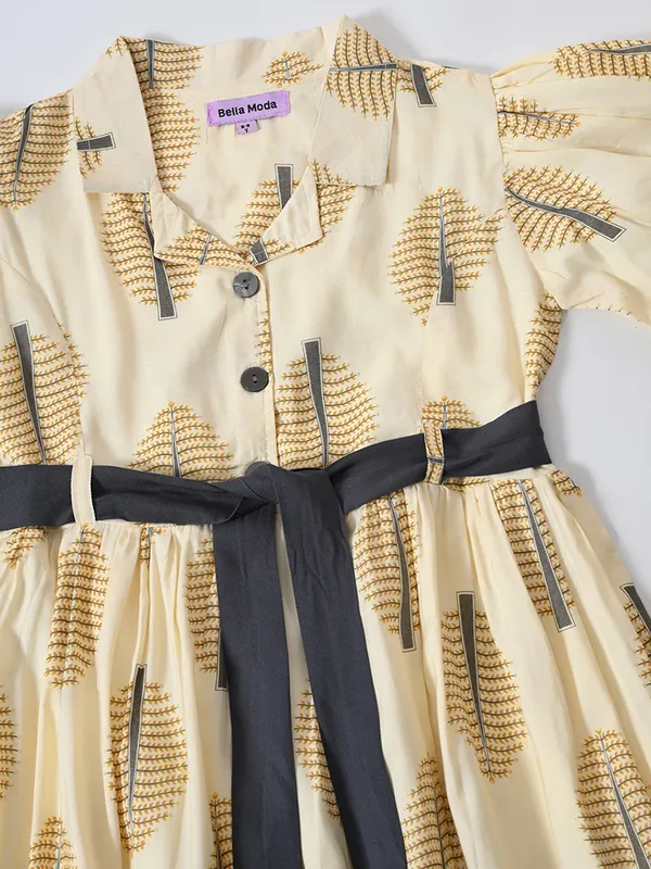 Bella_Moda_Cotton_Woven_Girls_Floral_Print_Dress_With_Waist_Tie_Up
