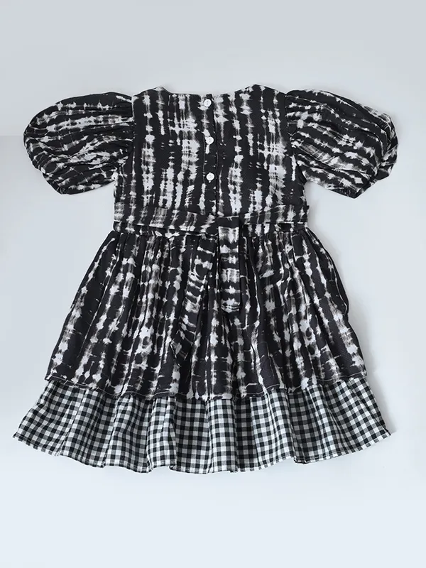 Bella_Moda_Girls_Tie_Dye_Dress_With_Gingham_Panel_And_Lace_Collar