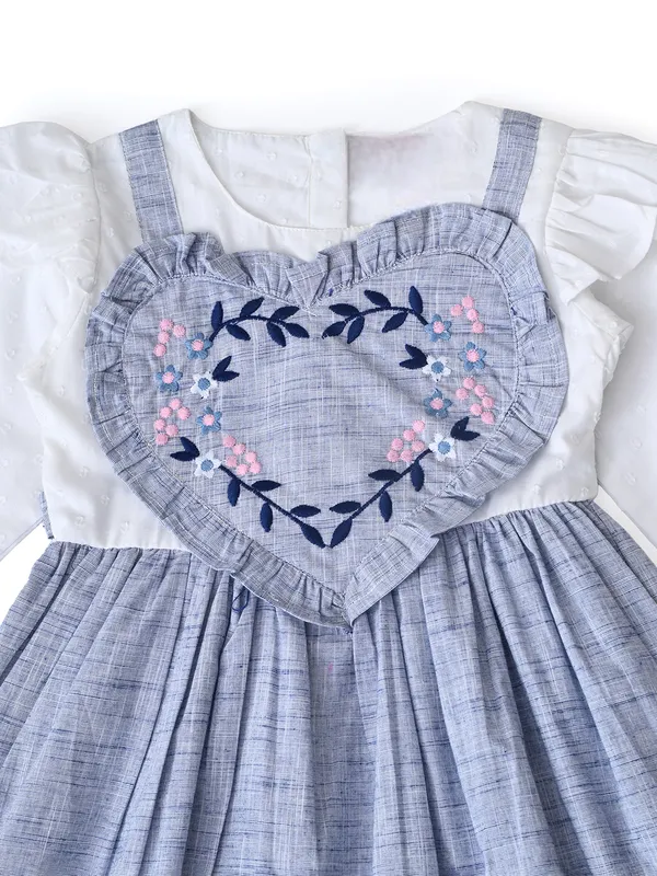 Girls_Floral_Embroidered_Cotton_Woven_Dress_With_Full_Sleeves_Blue