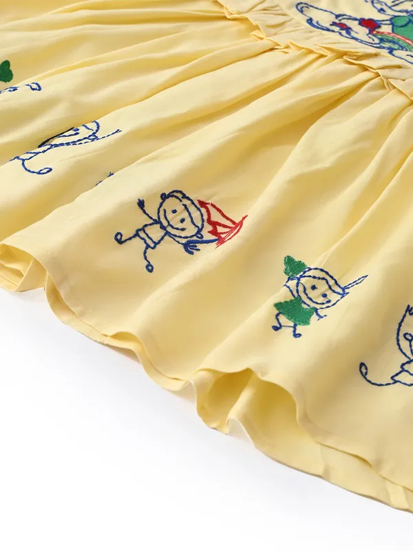 Baby_Girls_Embroidered_Cotton_Dress_With_Full_Sleeves_And_Floral_Print_Light_Yellow