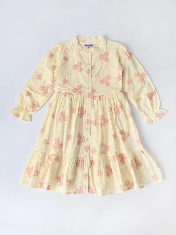 Bella_Moda_Cotton_Woven_Floral_Printed_Mandarin_Collar_Full_Sleeve_Fit_And_Flare_Dress