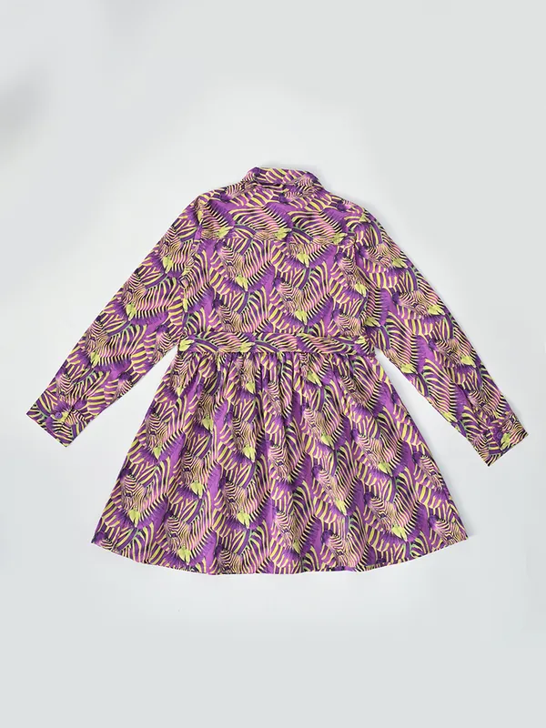 Bella_Moda_Cotton_Woven_Purple_All_Over_Printed_Shirt_Dress_With_Belt_Purple