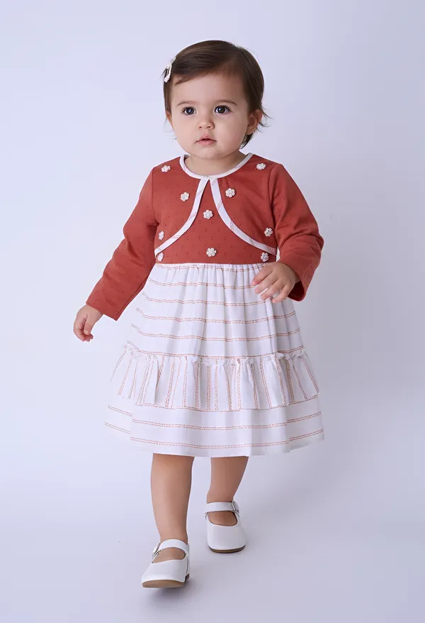 Bella_Moda_Baby_Girls_Dress_With_Embellished_Yoke_And_Striped_Frill_Hem