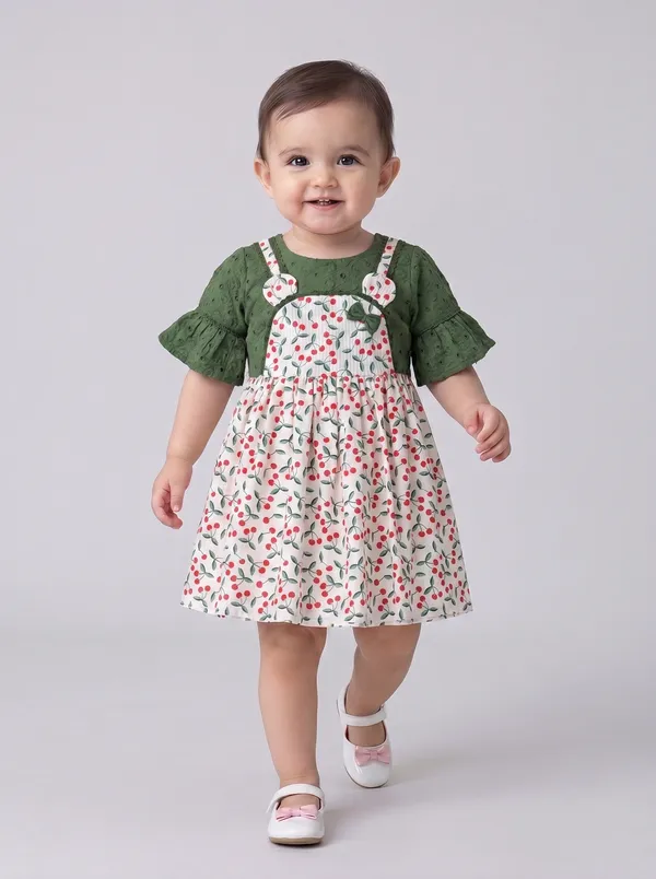Baby_Girls_Floral_Printed_Cotton_Woven_Dress_With_Bell_Sleeves_Multi_Color