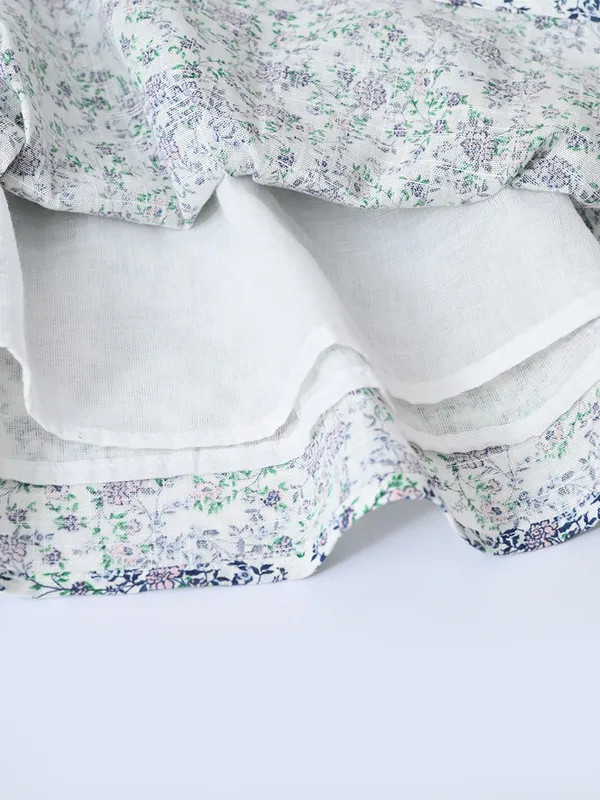 Baby_Girls_Printed_Cotton_Woven_Fit_And_Flare_Dress_With_Puff_Sleeves_And_Bow_Appilque_Blue