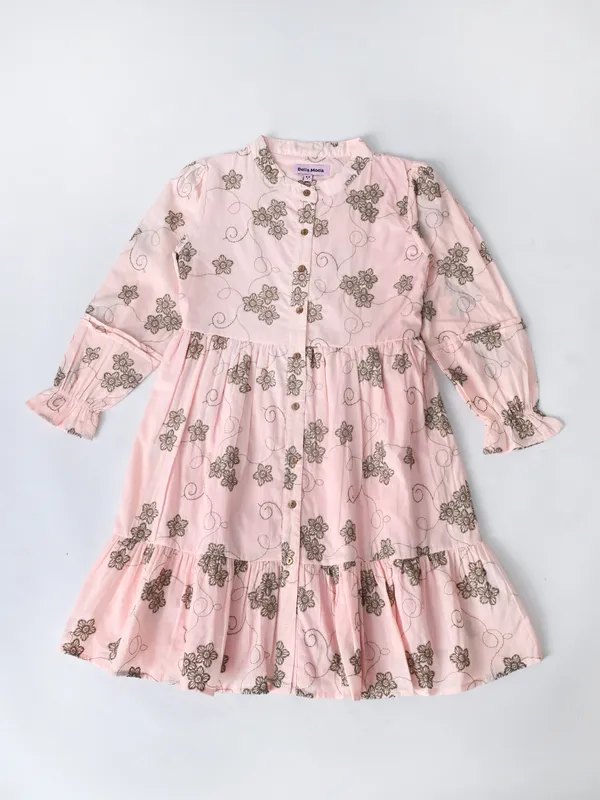 Bella_Moda_Cotton_Woven_Floral_Printed_Mandarin_Collar_Full_Sleeve_Fit_And_Flare_Dress