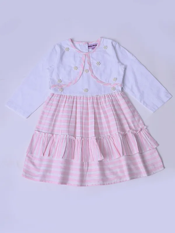 Bella_Moda_Baby_Girls_Striped_Dress_With_Embellished_Yoke_And_Frill_Hem