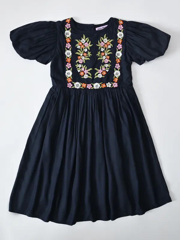 Bella_Moda_Elegant_Embroidered_Puff_Sleeve_Dress_For_Girls