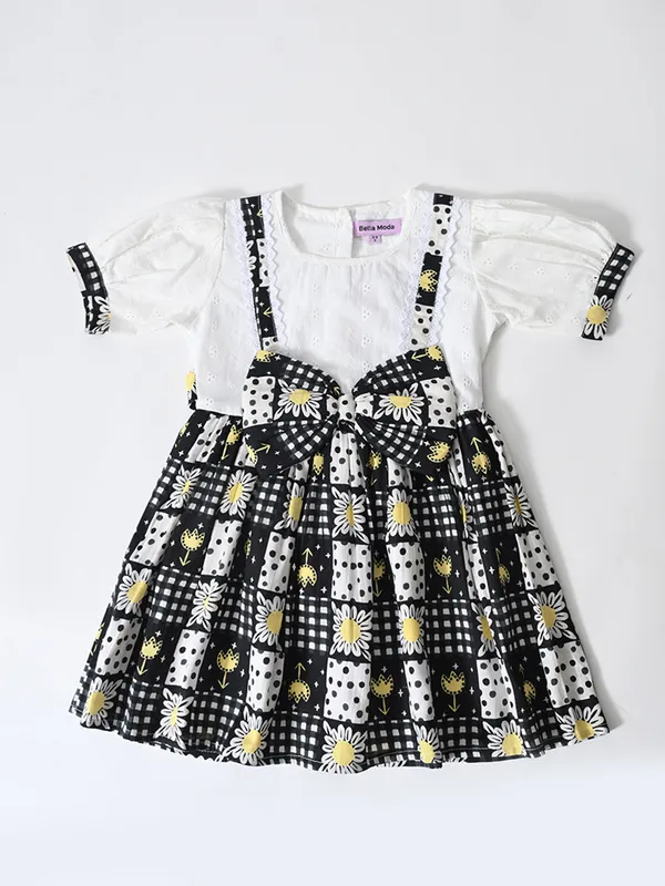 Bella_Moda_Cotton_Woven_Polka_Dots_Printed_Dress