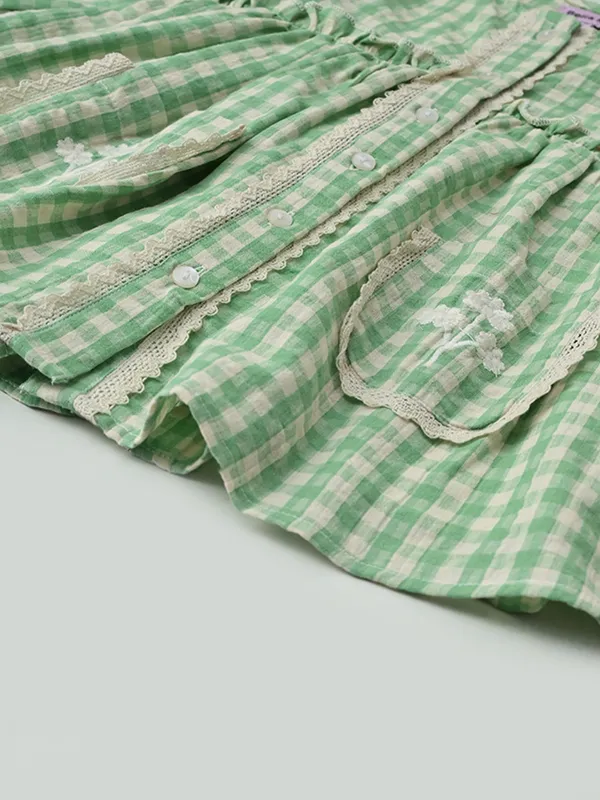 Baby_Girls_Checked_Cotton_Dress_With_Embroidered_Pockets_Green