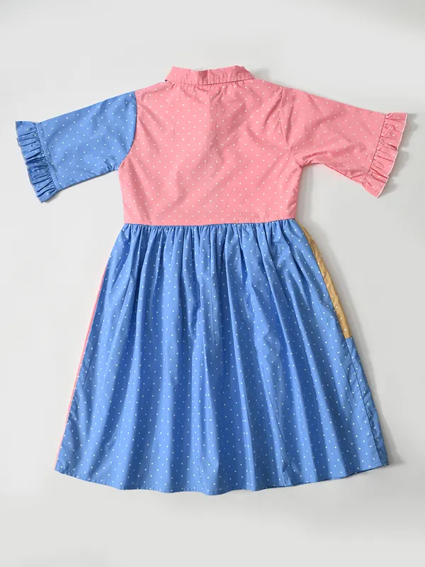 Bella_Moda_Cotton_Woven_Girls_Colourblocked_Polka_Dot_Cotton_Dress