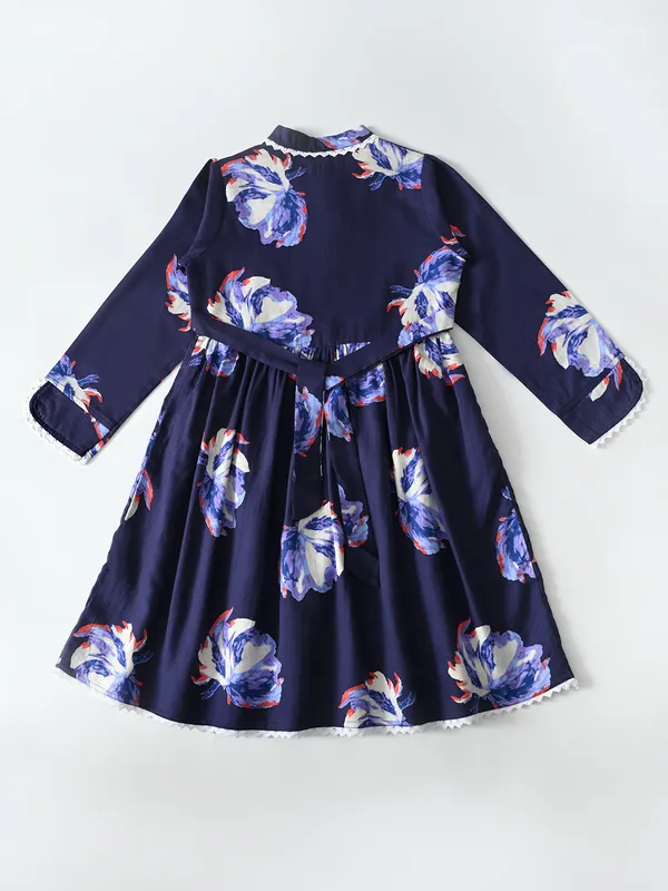Bella_Moda_Cotton_Full_Sleeeves_Fit_And_Flare_Printed_Dress_Navy_Blue