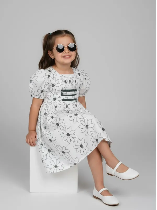 Bella_Moda_Girls_Floral_Thread_Embroidered_Puff_Sleeve_Fit_And_Flare_Dress