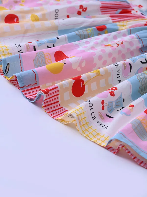 Bella_Moda_Baby_Girls_Printed_Dress_With_Contrast_Collar_And_Bow_Detail