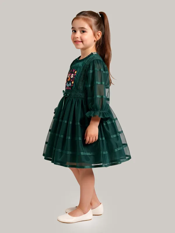 Bella_Moda_Girls_Net_Premium_Party_Frock_With_Embroidery,_Full_Sleeves_And_Tassel_Belt