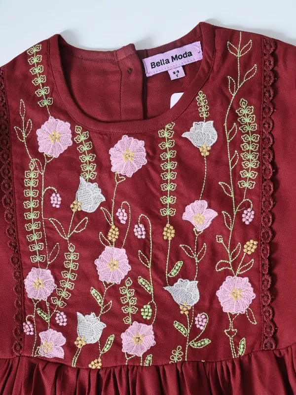 Bella_Moda_Cotton_Woven_Full_Puffed_Sleeves_Floral_Embroidered_Dress