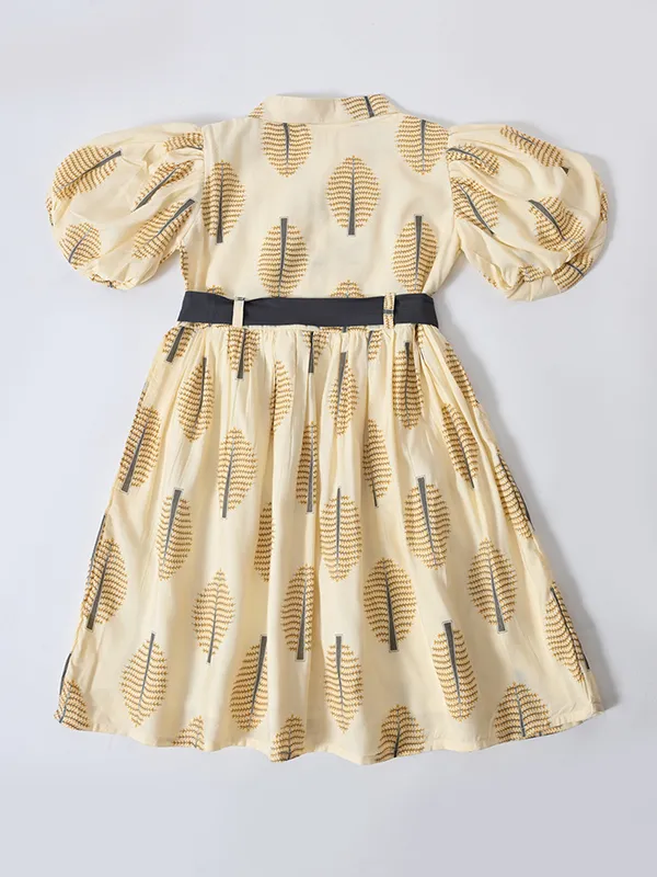 Bella_Moda_Cotton_Woven_Girls_Floral_Print_Dress_With_Waist_Tie_Up