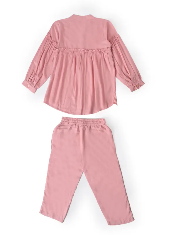 Bella_Moda_Cotton_Woven_Girls_Solid_Gathered_Yoke_Full_Sleeve_Top_With_Pants_Co_Ord_Set