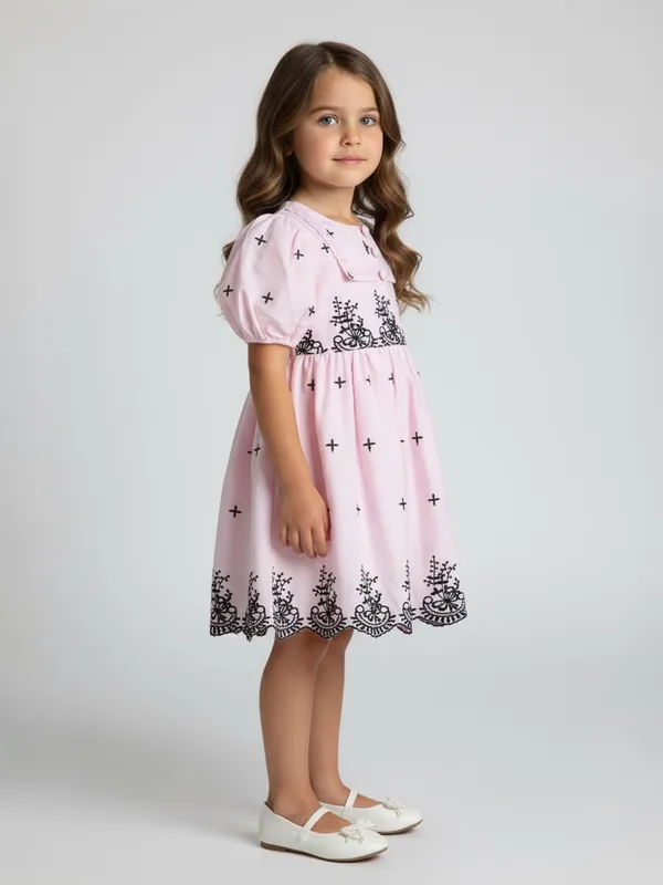 Bella_Moda_Girls_Scallop_Hem_Dress_With_Floral_Embroidery