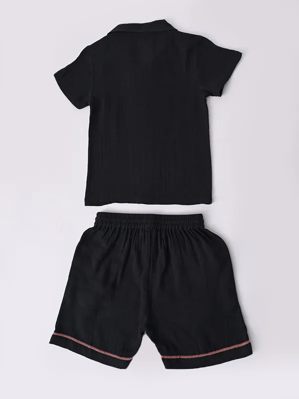 Bella_Moda_Cotton_Woven_Boys_Embroidered_Clothing_Set_Black