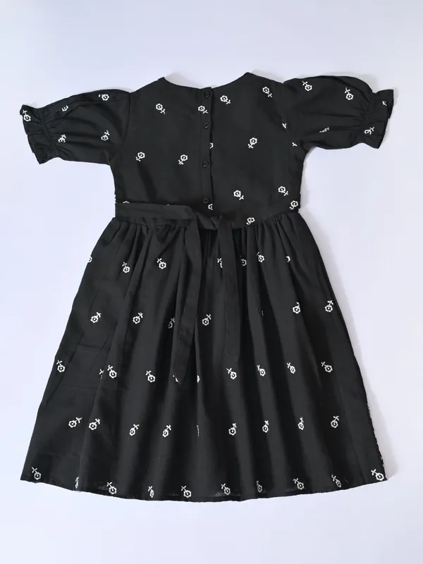 Bella_Moda_Cotton_Woven_Half_Puffed_Sleeves_Floral_Embroidered_Dress
