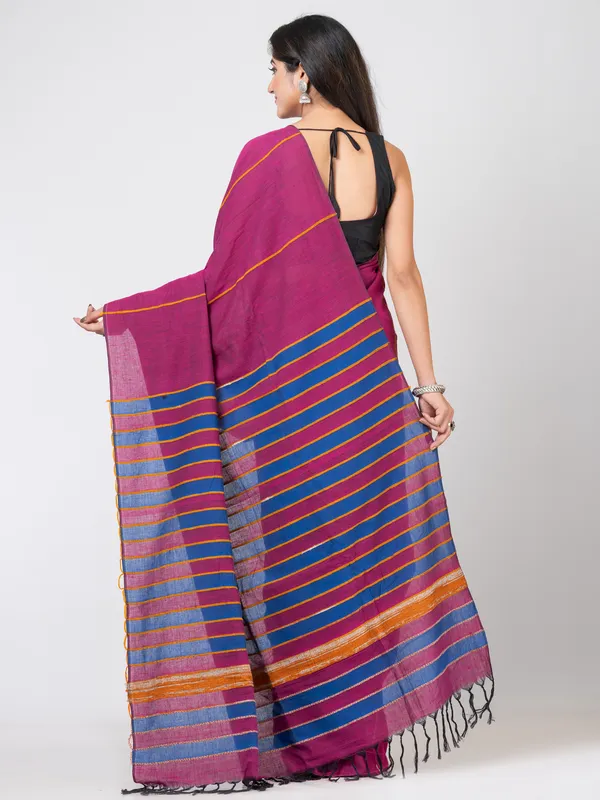 Maroon_Handloom__Saree_For_Women