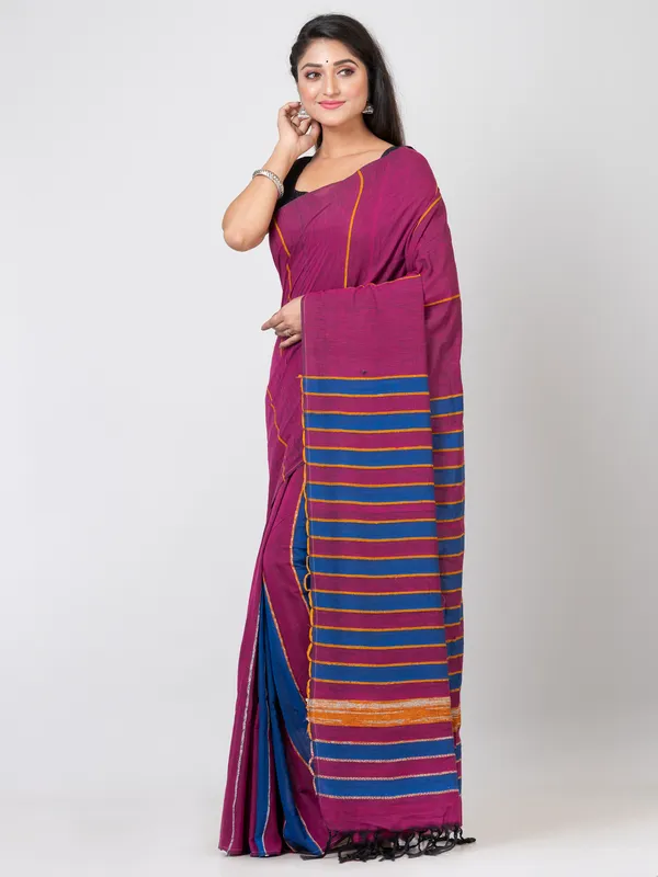 Maroon_Handloom__Saree_For_Women