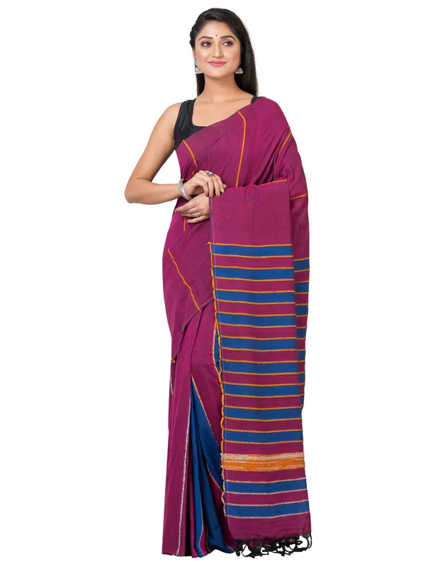 Maroon_Handloom__Saree_For_Women