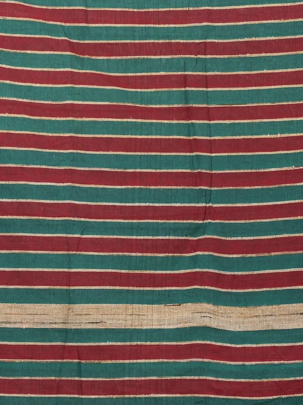 Green_And_Red_Handloom__Saree_For_Women