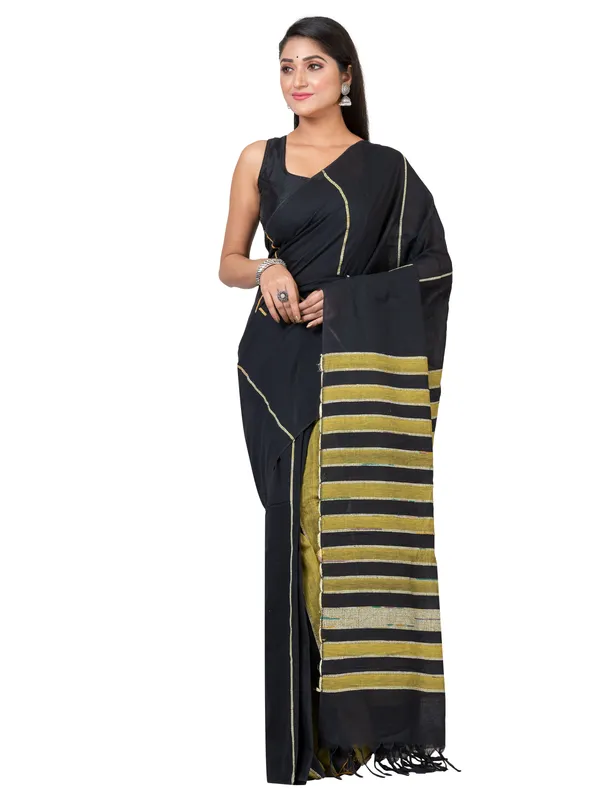 Black_Handloom__Saree_For_Women