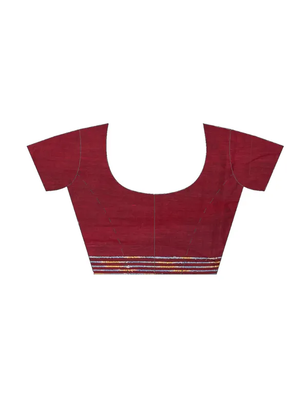 Maroon_Handloom__Saree_For_Women
