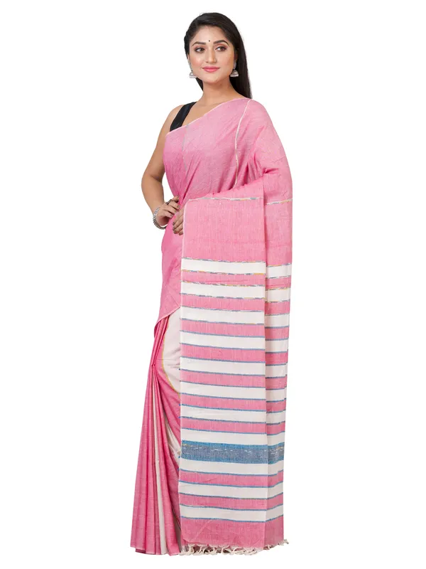 Pink_Handloom__Saree_For_Women