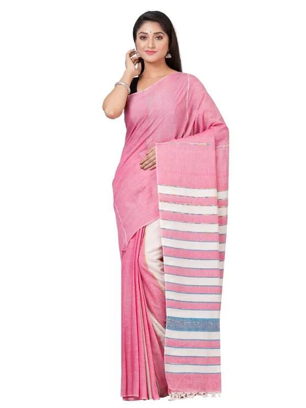 Pink_Handloom__Saree_For_Women